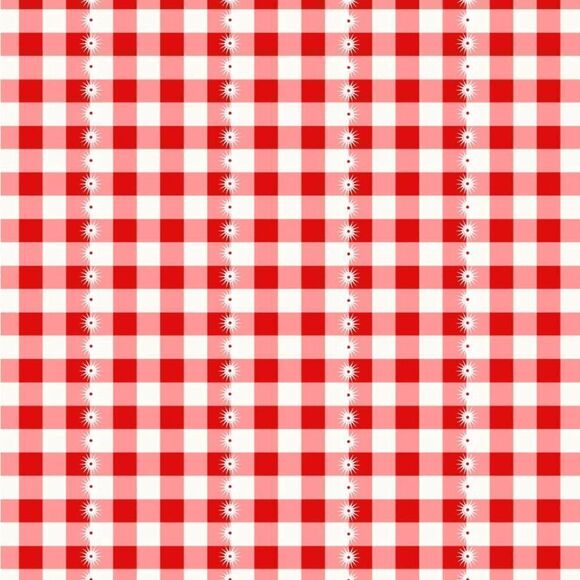 Red Gingham Satchel with Matching Strap and Hat Set - Picture 5 of 6